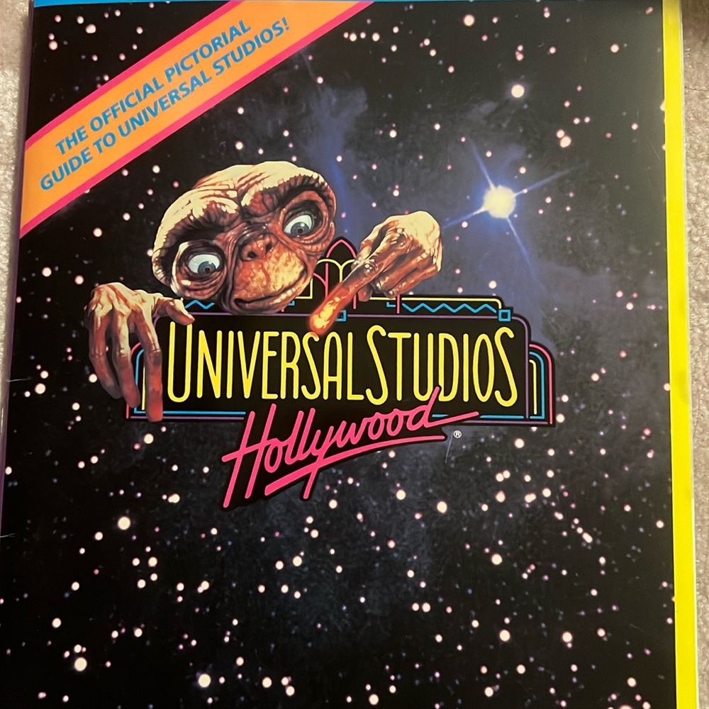 1991 Universal Studios Hollywood Official Guide vintage collectors memorabilia